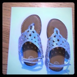 Girls Glittery Sandals